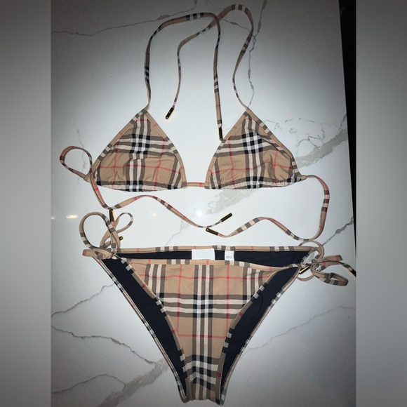 Burberry Other - Burberry Cobb Vintage Check Two-Piece Bathing Suit